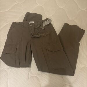 Zara Taupe Cargo Trousers